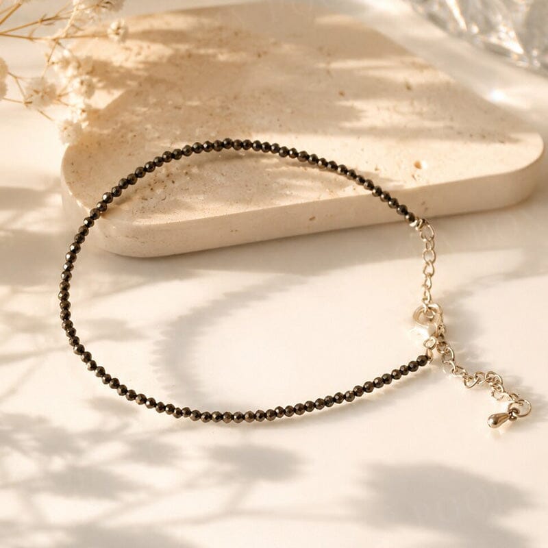 Pyrite Healing Crystal Anklet