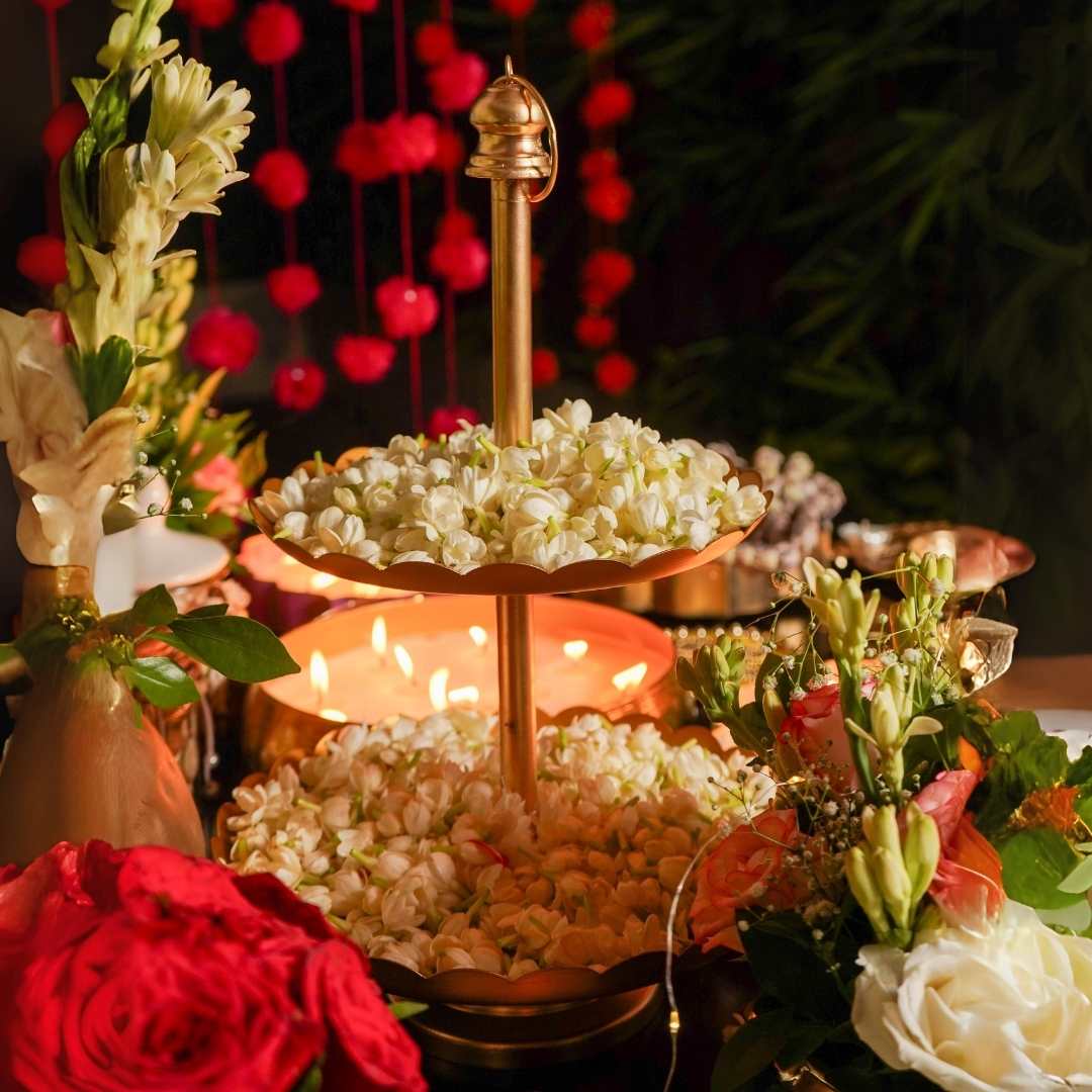 Exclusive Gold Finished Layer Dessert Stand