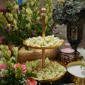 Exclusive Gold Finished Layer Dessert Stand