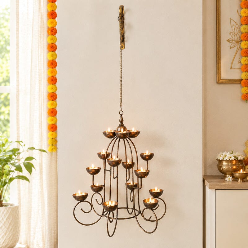 Classic Chandelier Diya Lantern