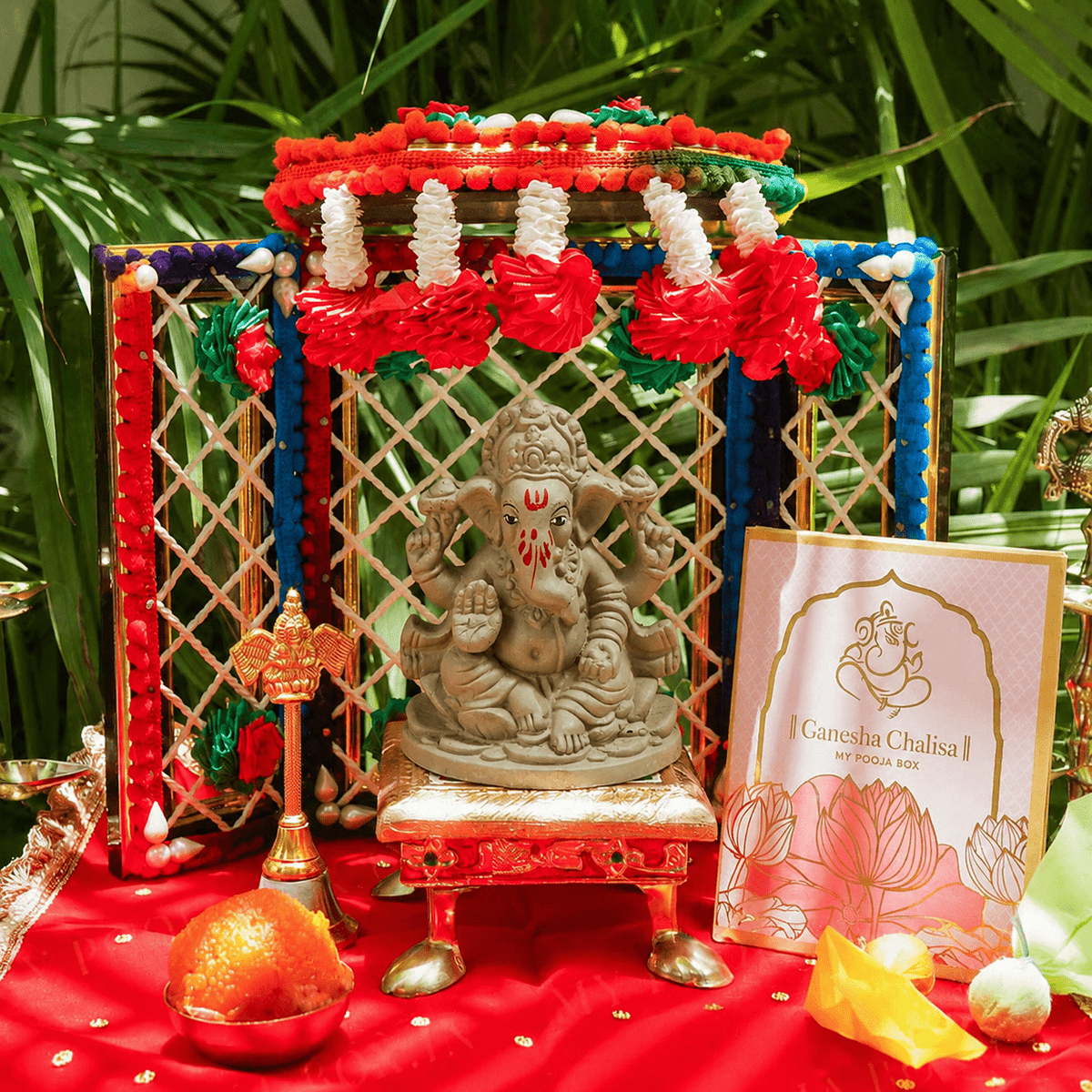 4INCH Vighnaraja Eco-Friendly Ganpati | Plant-A-Ganesha