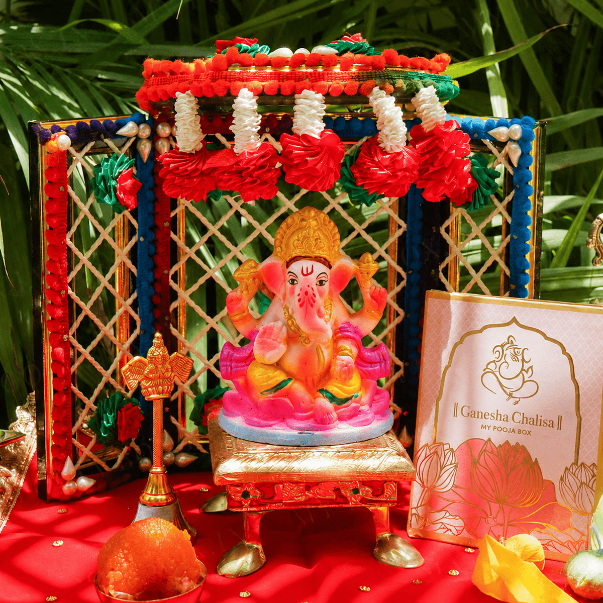 4INCH Vighnaraja Eco-Friendly Ganpati | Plant-A-Ganesha