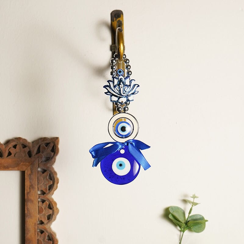 Lotus Positive Energy Evil Eye Hanging