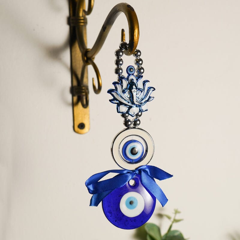 Lotus Positive Energy Evil Eye Hanging