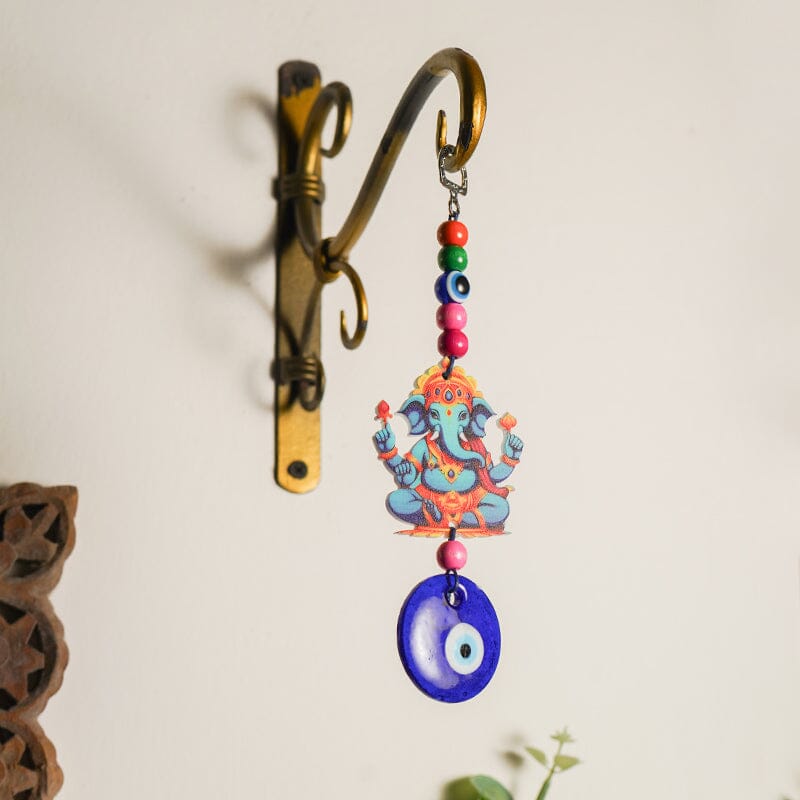 Ganesha Charm Evil Eye Decor Hanging