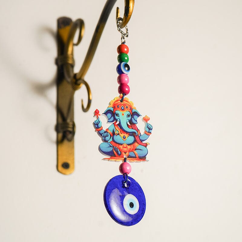 Ganesha Charm Evil Eye Decor Hanging