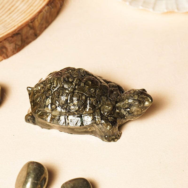Pyrite Prosperity Tortoise (Kachhua) for Vaastu
