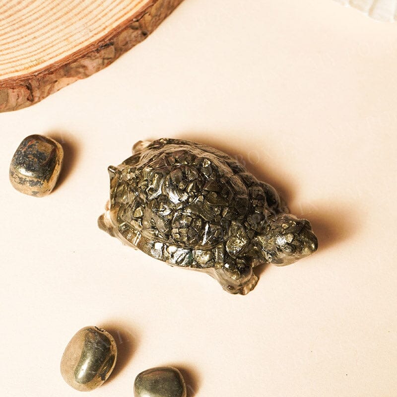 Pyrite Prosperity Tortoise (Kachhua) for Vaastu