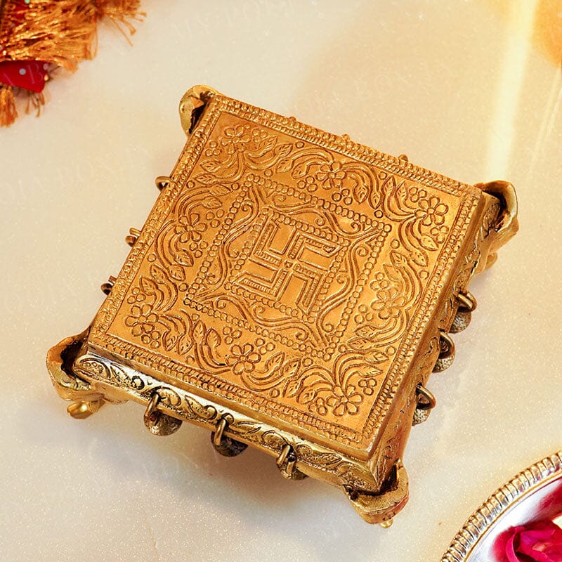 Handcrafted Brass Chowki