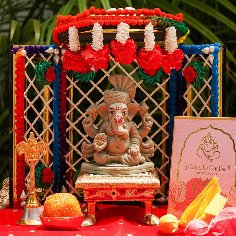 4INCH Ganadhipa Eco-Friendly Ganpati | Plant-A-Ganesha