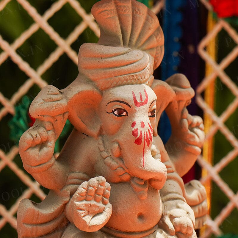 4INCH Ganadhipa Eco-Friendly Ganpati | Plant-A-Ganesha