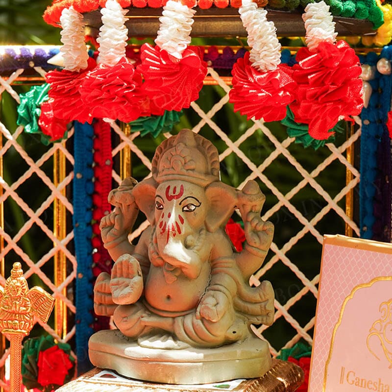 4INCH Mangalamurti Eco-Friendly Ganpati | Plant-A-Ganesha