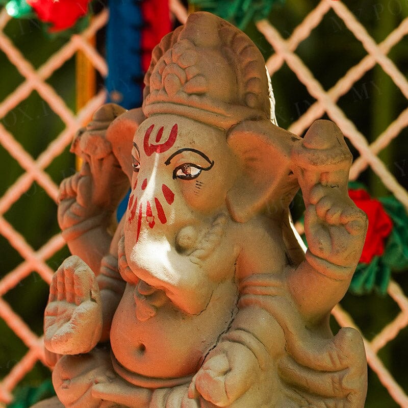4INCH Mangalamurti Eco-Friendly Ganpati | Plant-A-Ganesha