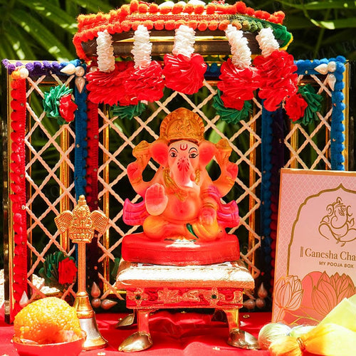 4INCH Mangalamurti Eco-Friendly Ganpati | Plant-A-Ganesha