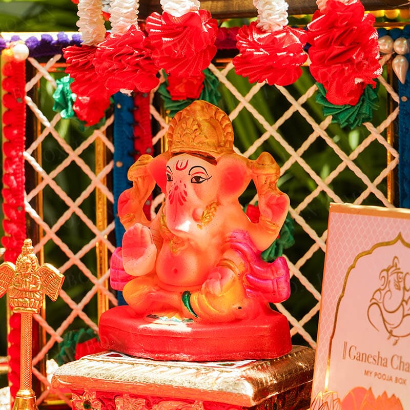 4INCH Mangalamurti Eco-Friendly Ganpati | Plant-A-Ganesha