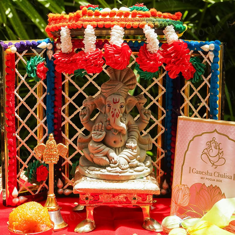 4INCH Eco-Friendly Gajakarna Ganesh | Plant-A-Ganesha