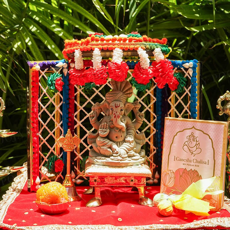 4INCH Eco-Friendly Gajakarna Ganesh | Plant-A-Ganesha