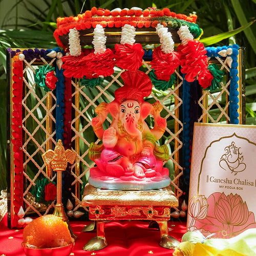 4INCH Eco-Friendly Gajakarna Ganesh | Plant-A-Ganesha