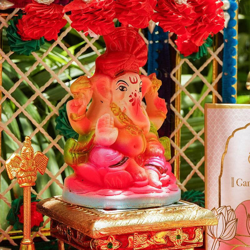 4INCH Eco-Friendly Gajakarna Ganesh | Plant-A-Ganesha
