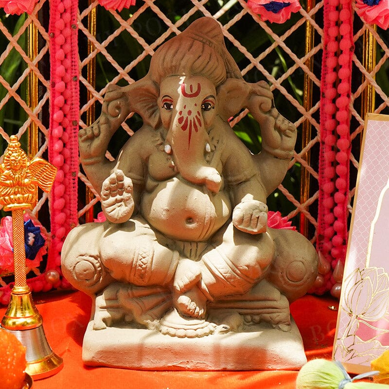 6INCH Gajakarna Eco-Friendly Ganpati | Plant-A-Ganesha