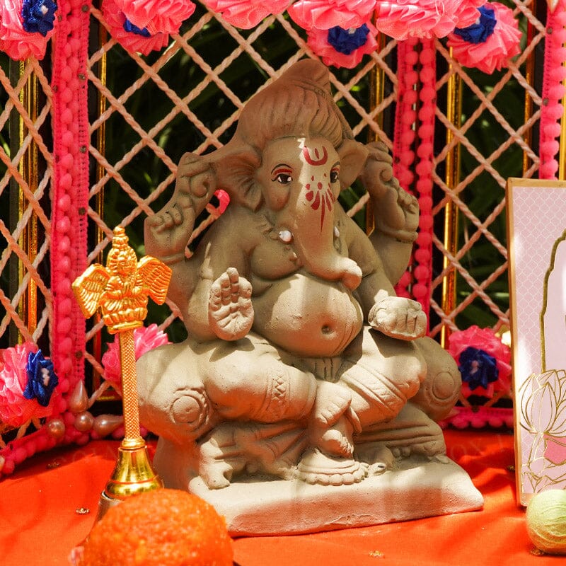 6INCH Gajakarna Eco-Friendly Ganpati | Plant-A-Ganesha