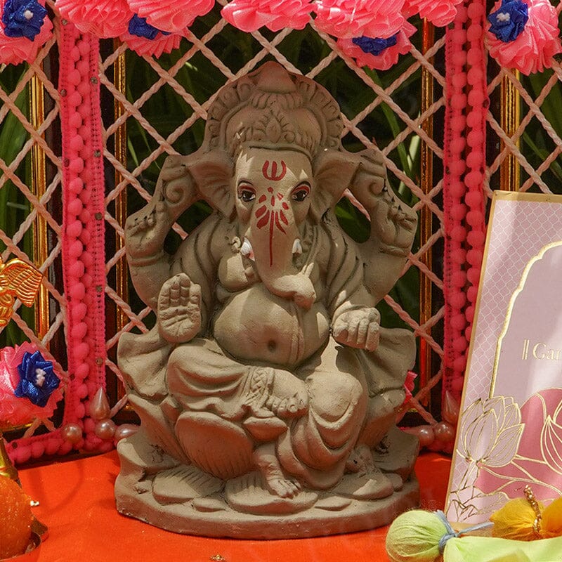6INCH Gaurik Eco-Friendly Ganpati | Plant-A-Ganesha