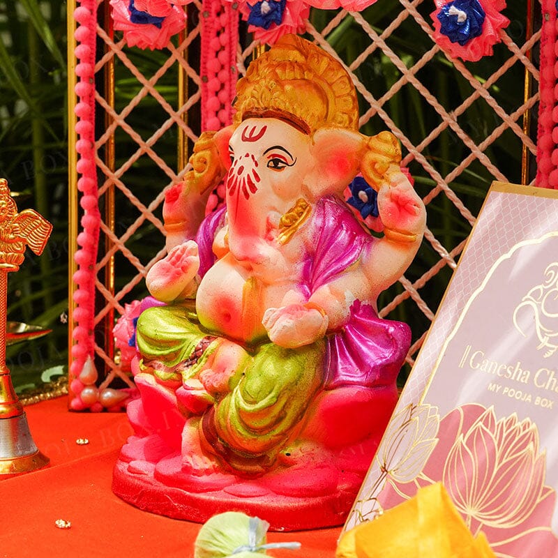 6INCH Gaurik Eco-Friendly Ganpati | Plant-A-Ganesha