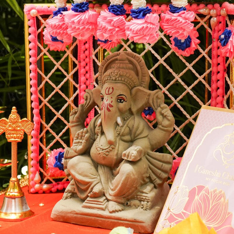 6INCH Muktidaya Eco-Friendly Ganpati | Plant-A-Ganesha