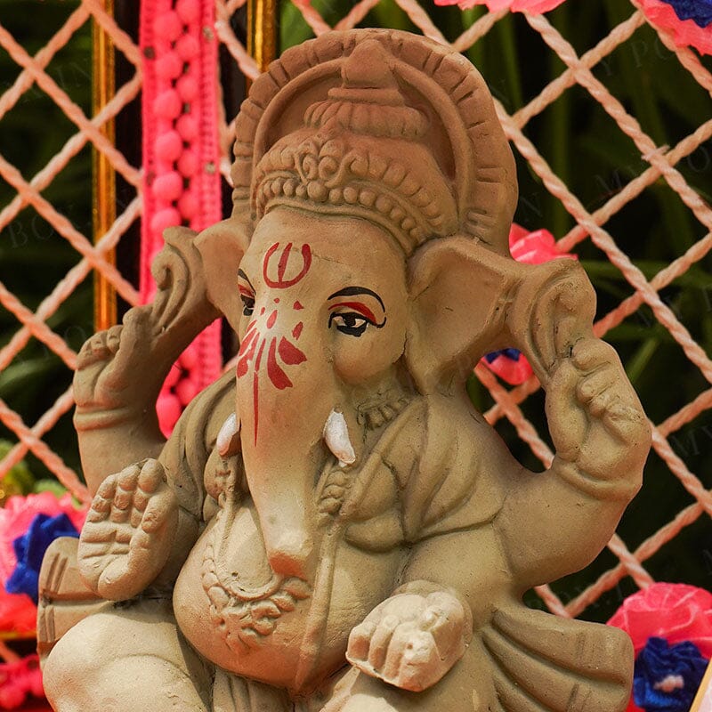 6INCH Muktidaya Eco-Friendly Ganpati | Plant-A-Ganesha