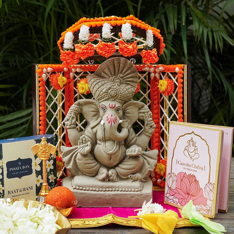 8INCH Sarjanshil Eco-Friendly Ganpati | Plant-A-Ganesha