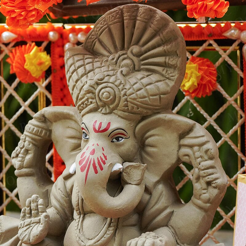 8INCH Sarjanshil Eco-Friendly Ganpati | Plant-A-Ganesha