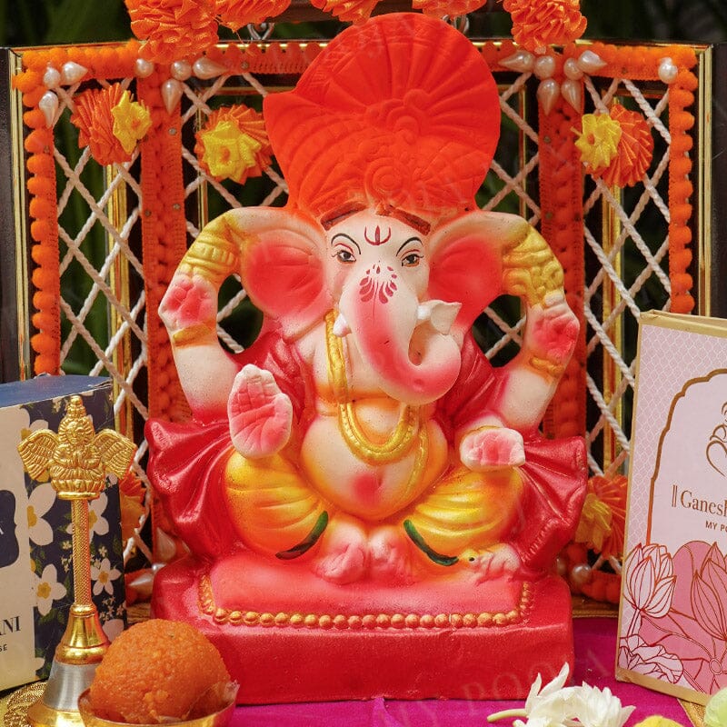 8INCH Sarjanshil Eco-Friendly Ganpati | Plant-A-Ganesha