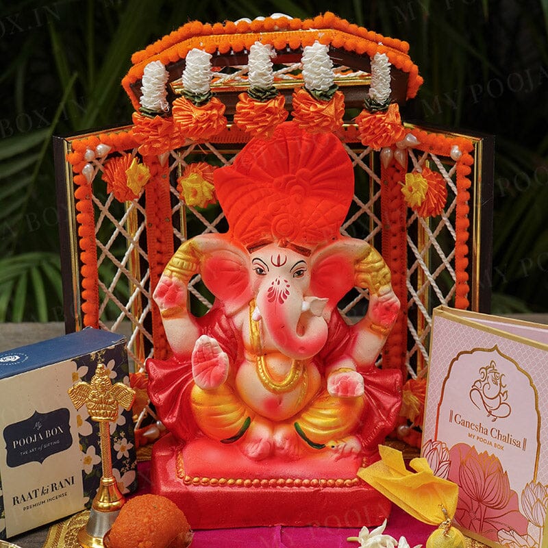 8INCH Sarjanshil Eco-Friendly Ganpati | Plant-A-Ganesha