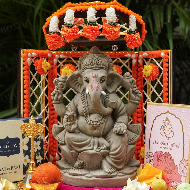 8INCH Pramodaya Eco-Friendly Ganpati | Plant-A-Ganesha