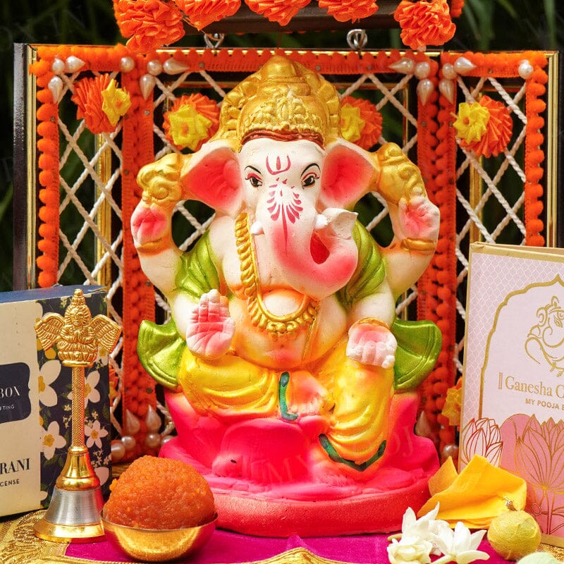 8INCH Pramodaya Eco-Friendly Ganpati | Plant-A-Ganesha