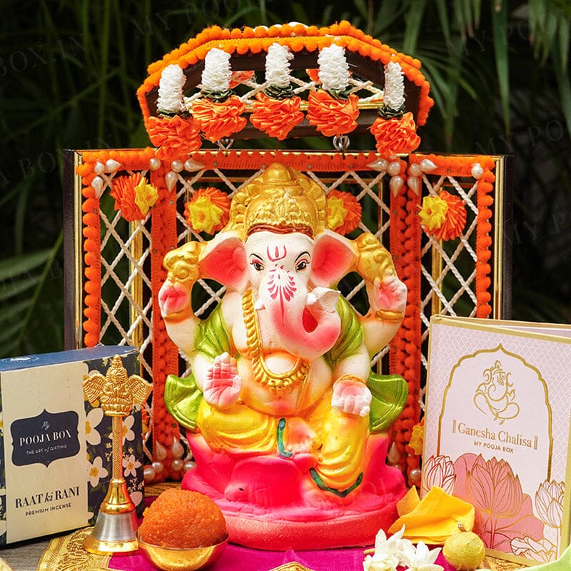 8INCH Pramodaya Eco-Friendly Ganpati | Plant-A-Ganesha