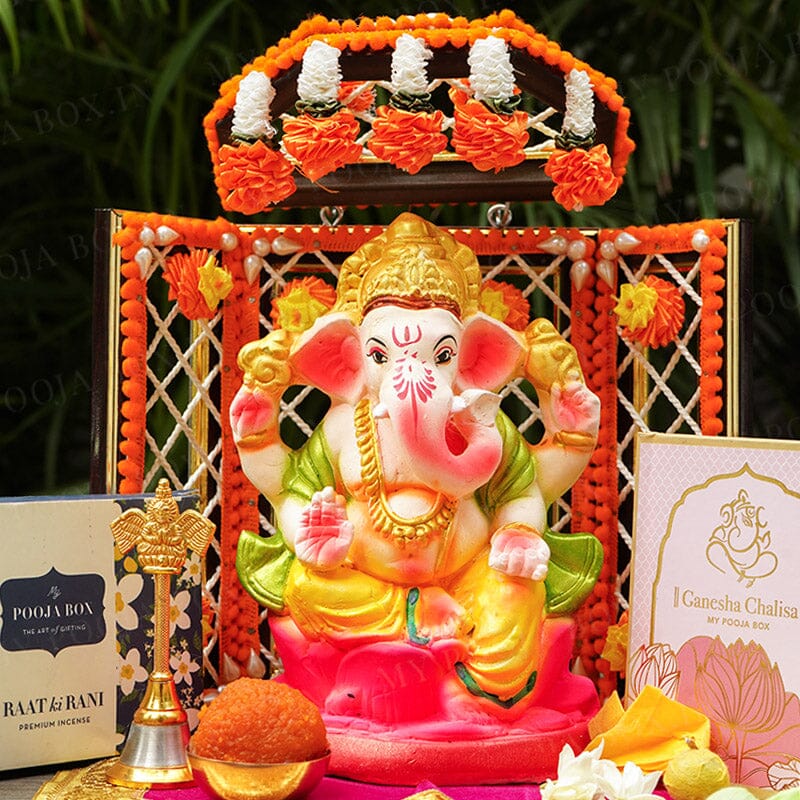 8INCH Pramodaya Eco-Friendly Ganpati | Plant-A-Ganesha
