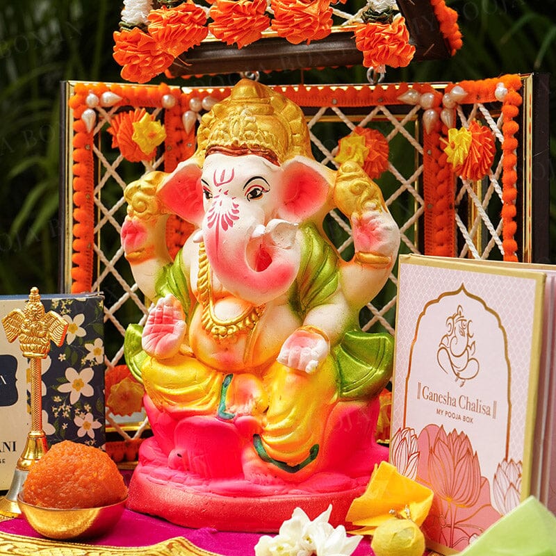 8INCH Pramodaya Eco-Friendly Ganpati | Plant-A-Ganesha