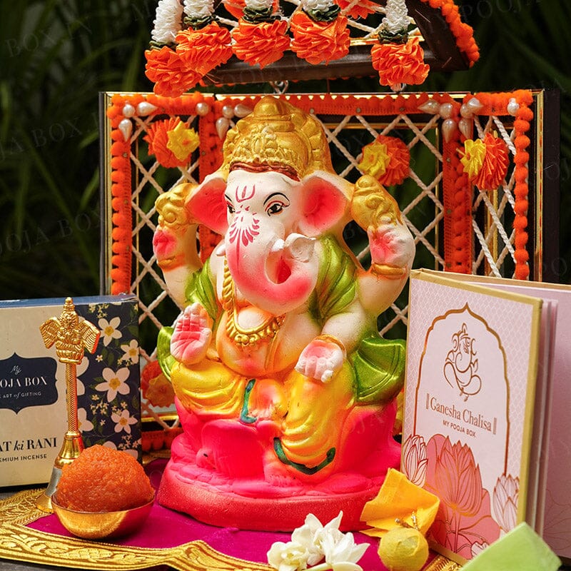 8INCH Pramodaya Eco-Friendly Ganpati | Plant-A-Ganesha