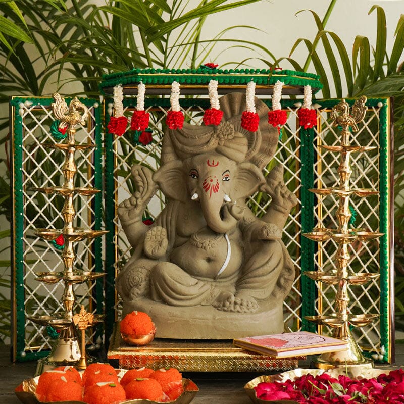 1.1FEET Vighnaharta Eco-Friendly Ganpati | Plant-A-Ganesha