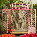 1FEET Rajadhiraj Eco-Friendly Ganpati | Plant-A-Ganesha