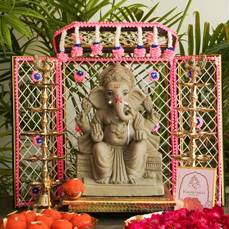 1FEET Rajadhiraj Eco-Friendly Ganpati | Plant-A-Ganesha