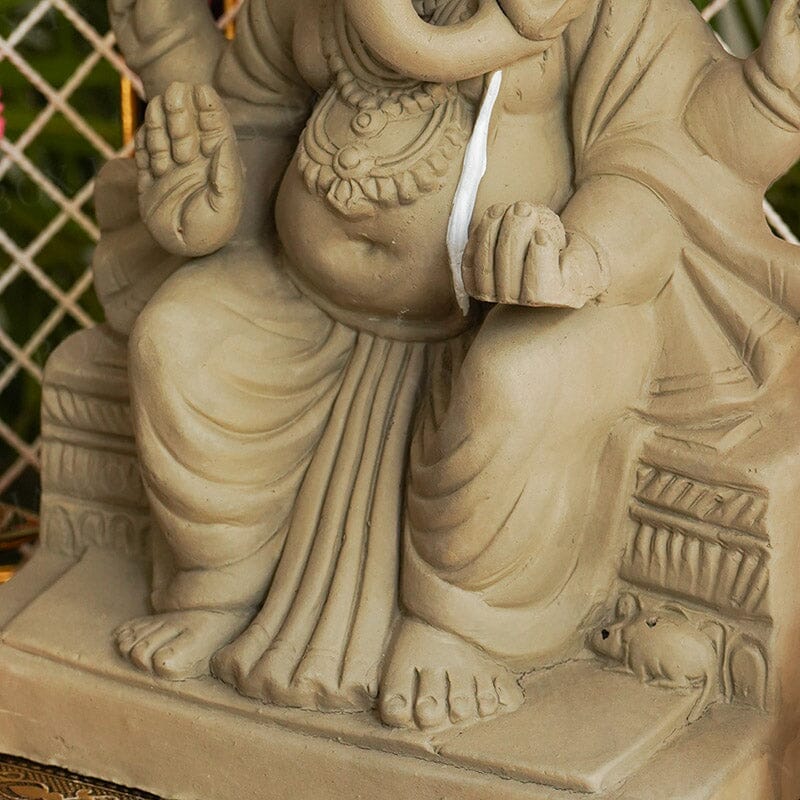 1FEET Rajadhiraj Eco-Friendly Ganpati | Plant-A-Ganesha