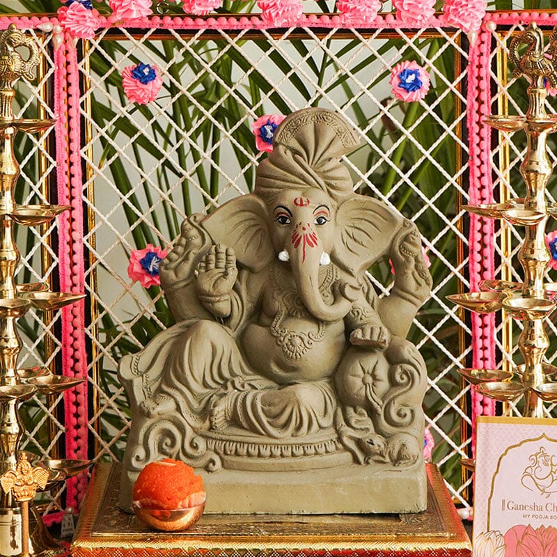 10INCH Utkarsh Eco-Friendly Ganpati | Plant-A-Ganesha