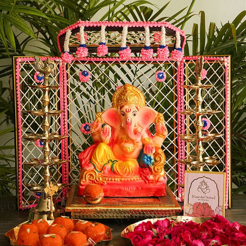 10INCH Aditijaya Eco-Friendly Ganpati | Plant-A-Ganesha