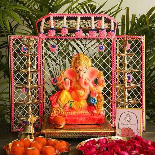 10INCH Aditijaya Eco-Friendly Ganpati | Plant-A-Ganesha