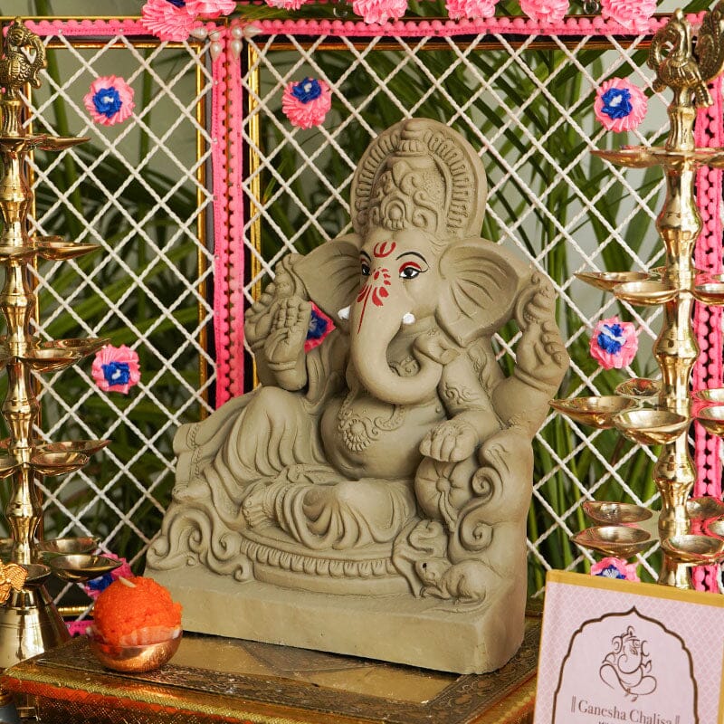 10INCH Aditijaya Eco-Friendly Ganpati | Plant-A-Ganesha