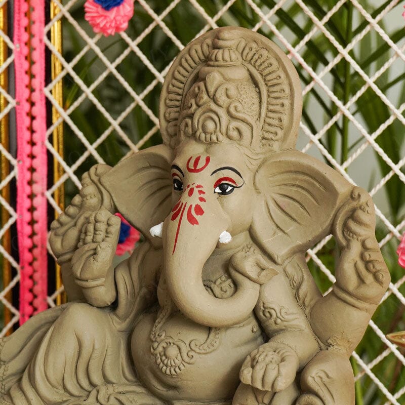 10INCH Aditijaya Eco-Friendly Ganpati | Plant-A-Ganesha