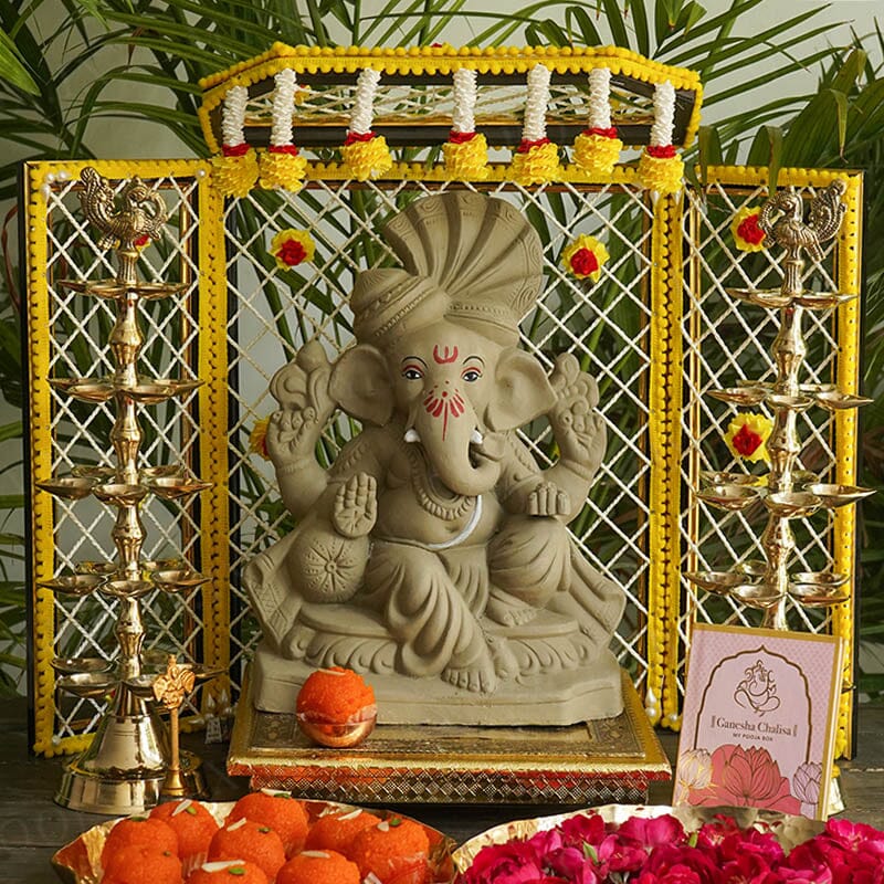 1FEET Devadeva Eco-Friendly Ganpati | Plant-A-Ganesha