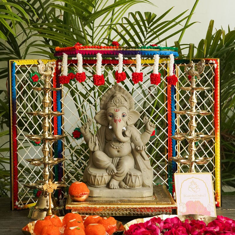 10INCH Shri Rudra Eco-Friendly Ganpati | Plant-A-Ganesha